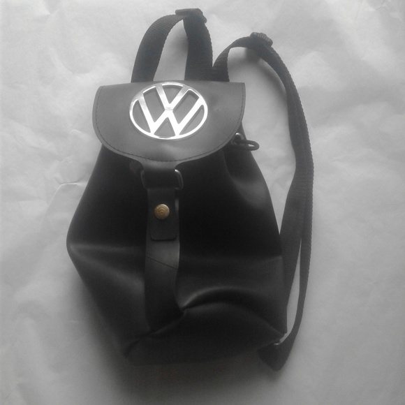 Little Earth Handbags - Volkswagen VW Purse Bag Recycled Rubber Backpack